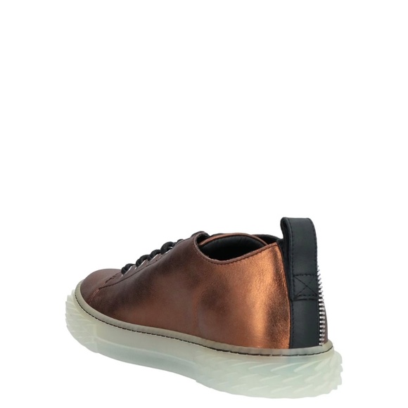 Giuseppe Zanotti bronze leather BLABBER UOMO shoes Sz 13 Hand Made in Italy - Picture 3 of 7